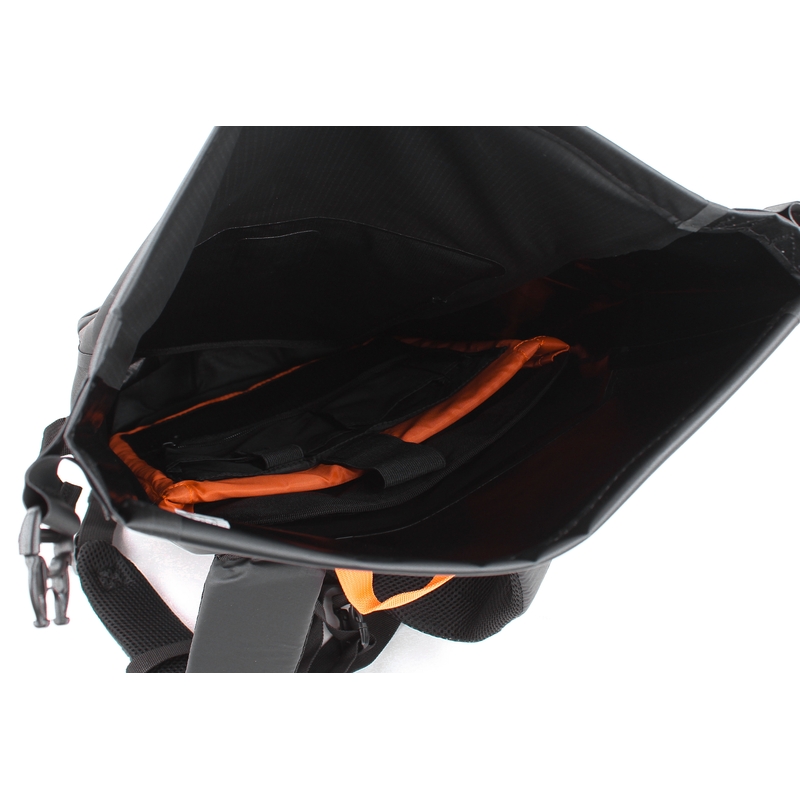 Vodotesný batoh Oxford AQUA EVO čierno-oranžový 22 l