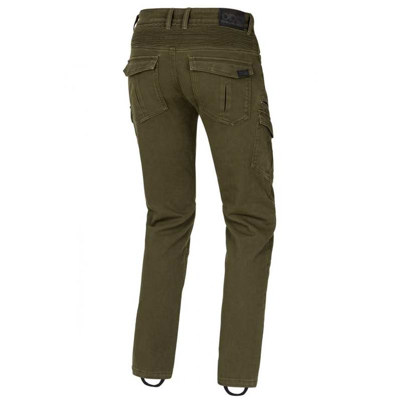 Jeansy na motocykel SECA Badlands ARM khaki výpredaj
