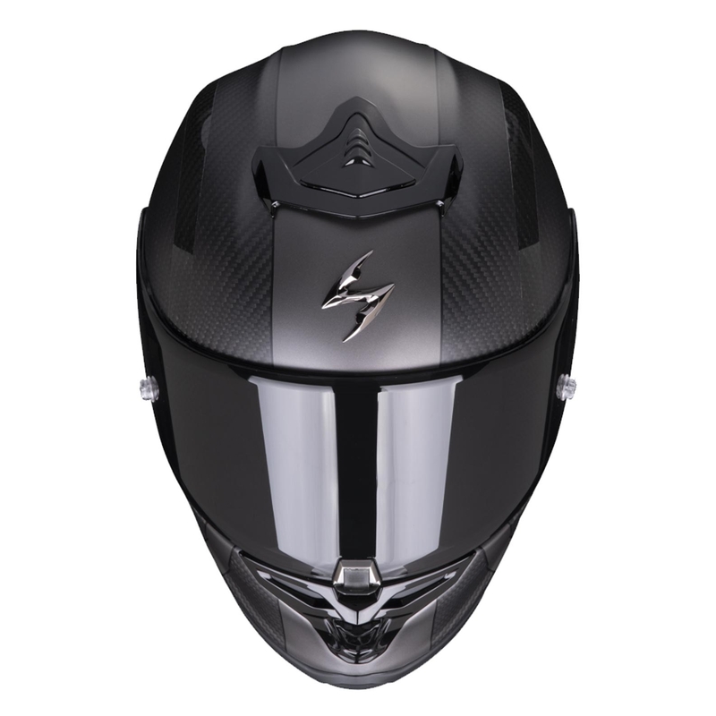 Integrálna prilba Scorpion EXO-R1 EVO Carbon Air MG čierno-strieborná