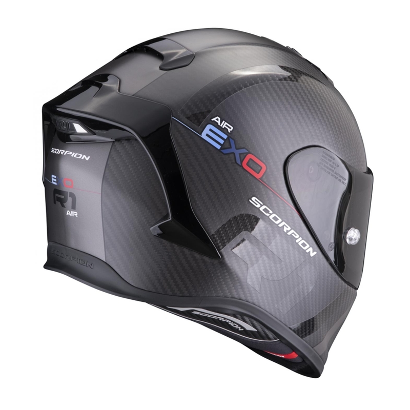 Integrálna prilba Scorpion EXO-R1 EVO Carbon Air MG čierno-strieborná