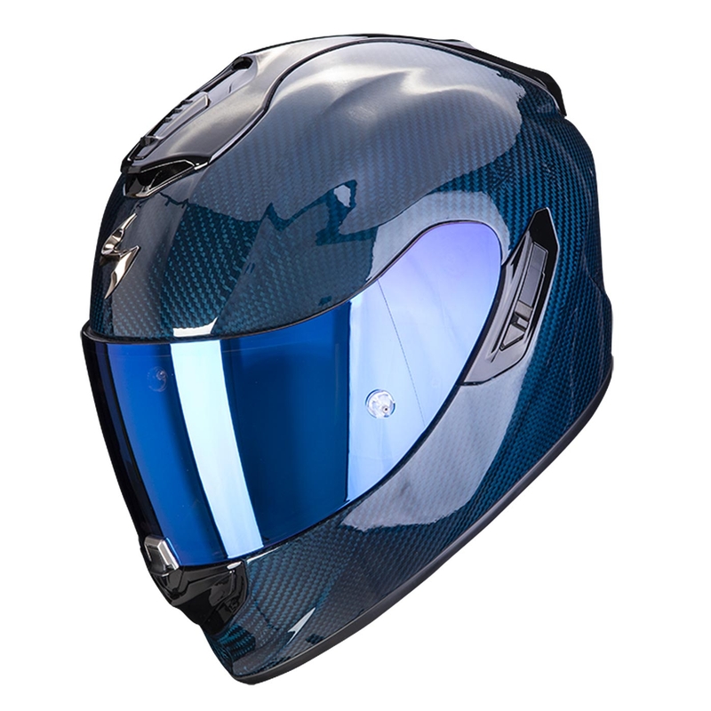Integrálna prilba Scorpion EXO-1400 EVO Carbon Air modrá