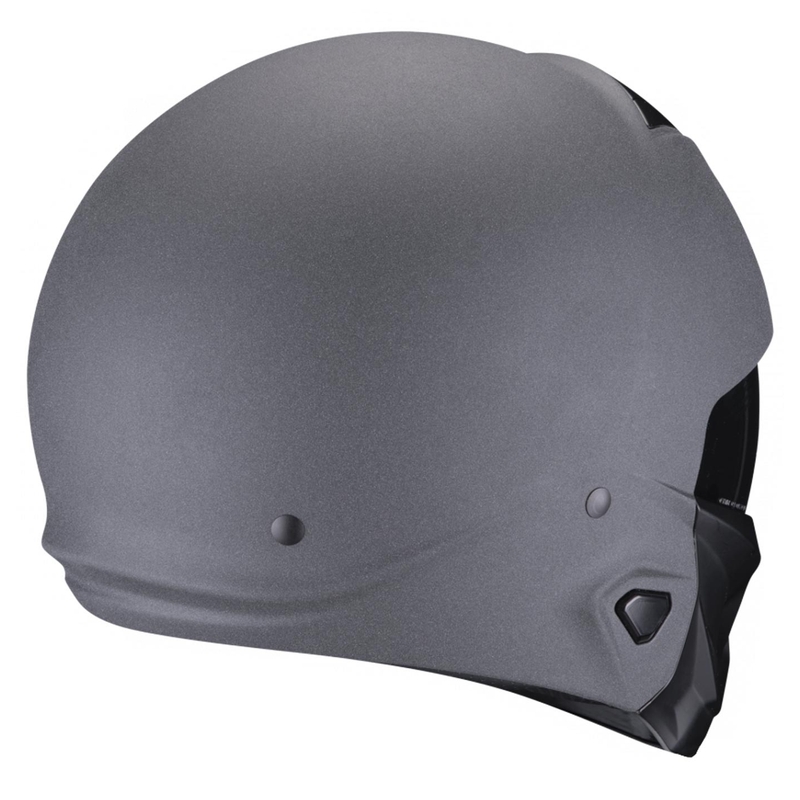 Otvorená prilba s maskou Scorpion EXO-COMBAT II Solid graphite tmavo šedá