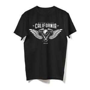 Tričko RSA California čierné výpredaj