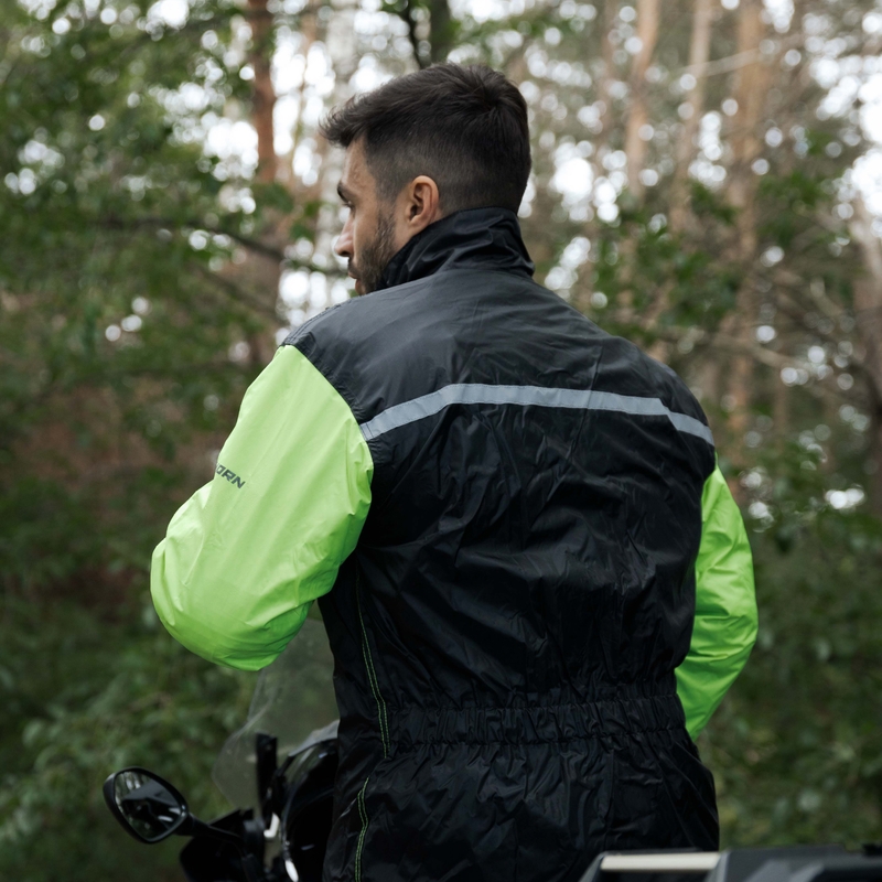 Moto pláštenka Rebelhorn Rain fluo žltá