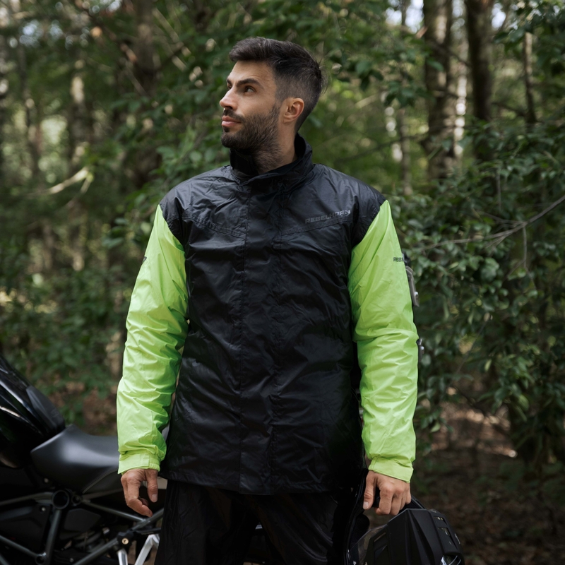 Moto pláštenka Rebelhorn Rain fluo žltá
