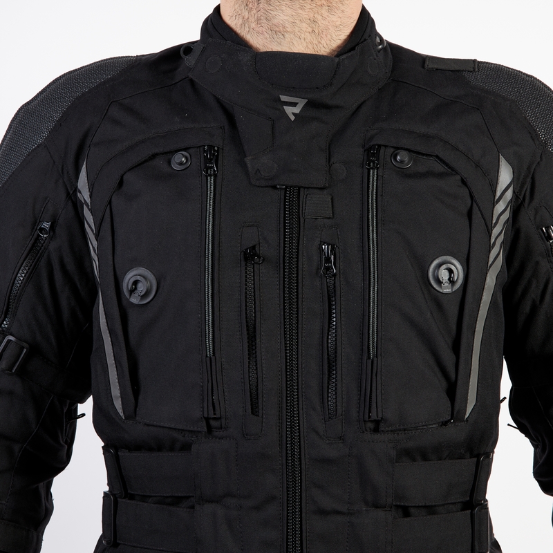 Bunda na motorku Rebelhorn Patrol Black výpredaj