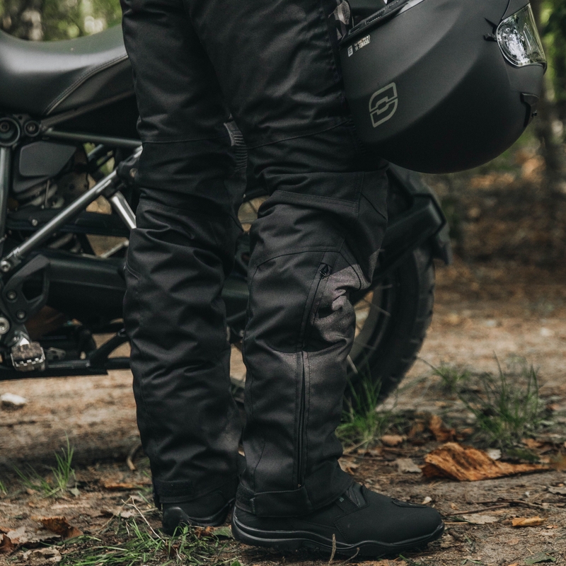 Nohavice na motocykel Ozone Vulcan čierne