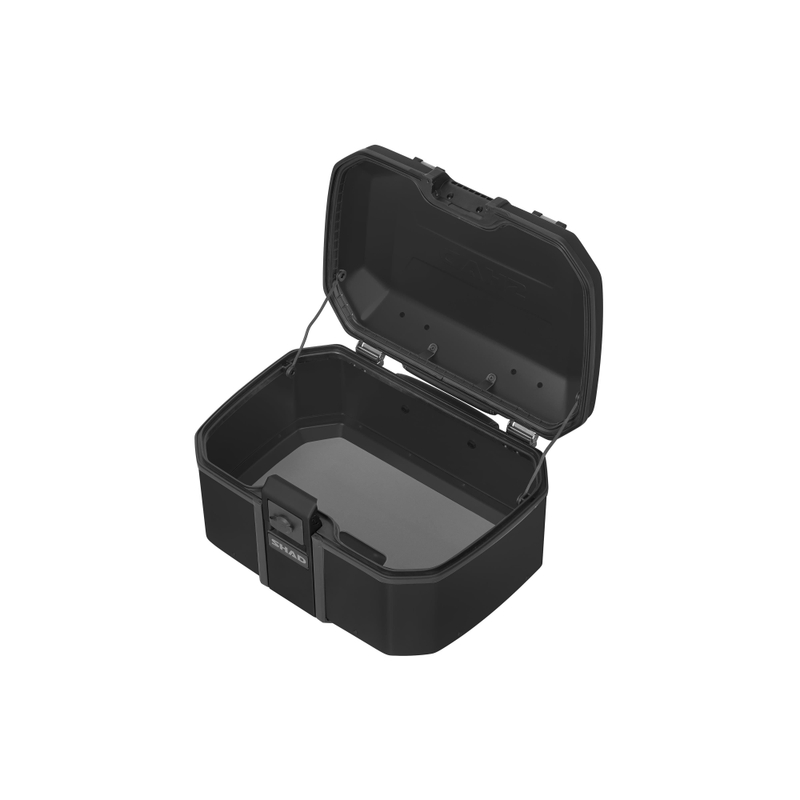Vrchný hliníkový kufor na motorku SHAD Terra TR55 PURE BLACK