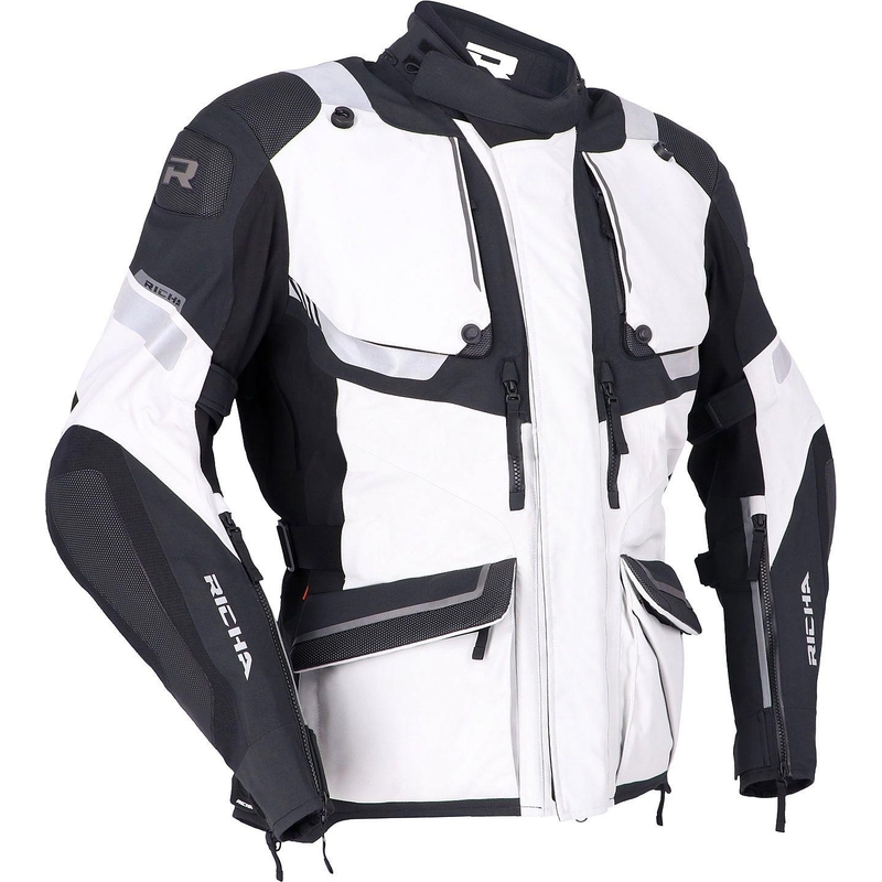 Bunda na motocykel RICHA Armada GTX Pre sivo-čierna výpredaj