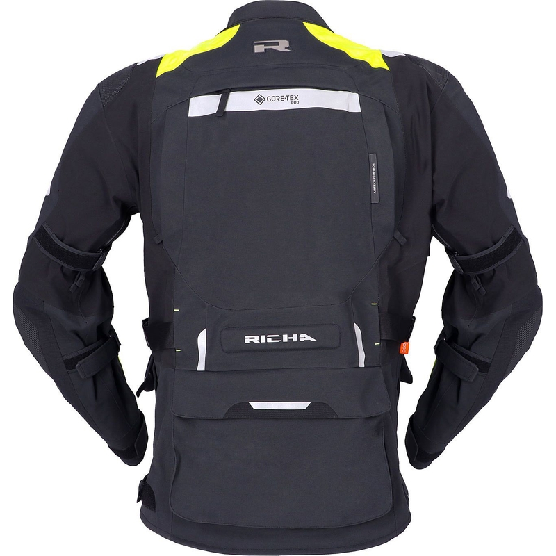 Bunda na motocykel RICHA Armada GTX Pro čierno-fluorescenčno žltá výpredaj