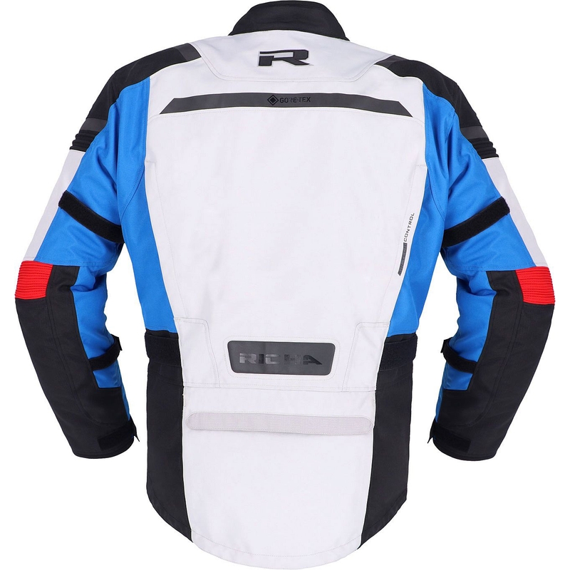 Bunda na motocykel RICHA Brutus GTX sivo-modro-červená výpredaj