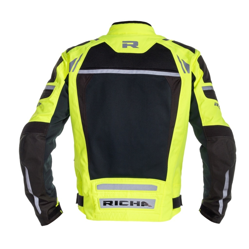 Bunda na motocykel RICHA Airstorm WP fluorescenčno žltá výpredaj