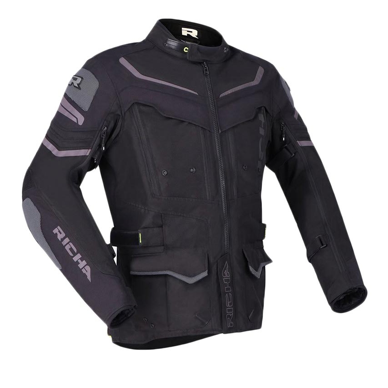 Bunda na motocykel RICHA Infinity 2 Adventure čierna výpredaj