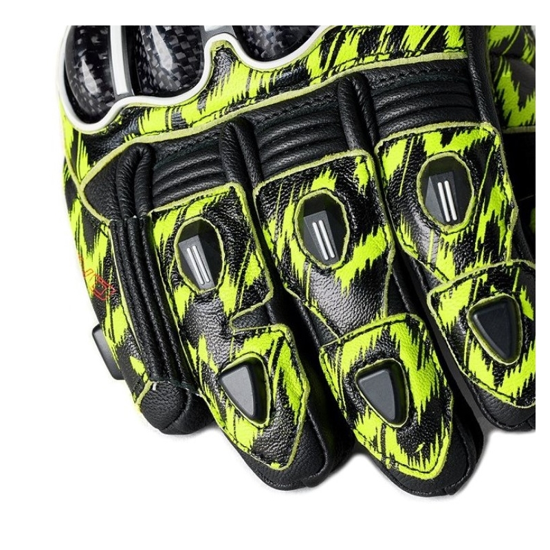 Rukavice na motocykel RST Tractech Evo 4 CE čierno-žlté melírované výpredaj