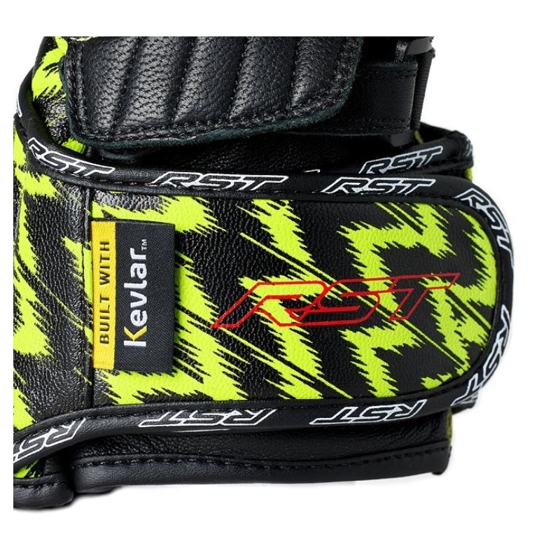 Rukavice na motocykel RST Tractech Evo 4 CE čierno-žlté melírované výpredaj