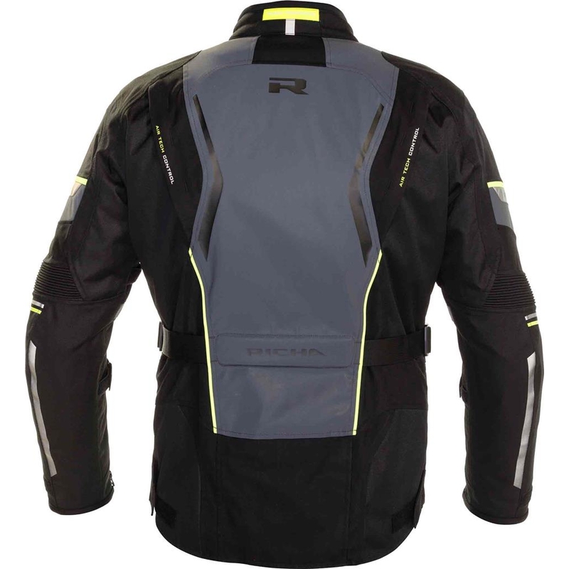 Dámska bunda na motocykel RICHA Infinity 2 Flare šedo-fluorescenčno žltá výpredaj