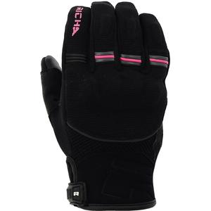 Dámske rukavice na motocykel RICHA Scope čierno-ružové výpredaj