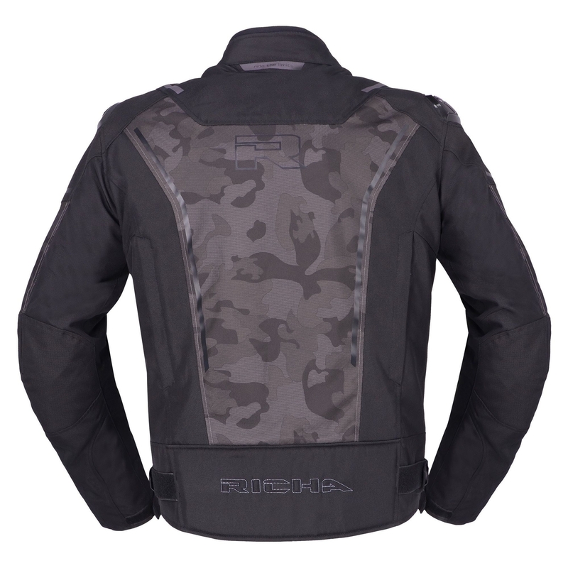 Bunda na motocykel RICHA Vendetta čierno-sivá camo výpredaj