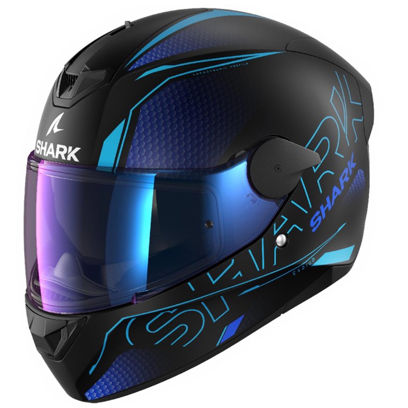 Integrálna prilba na motocykel SHARK D-SKWAL 2 Cadium čierno-modro-fialová matná