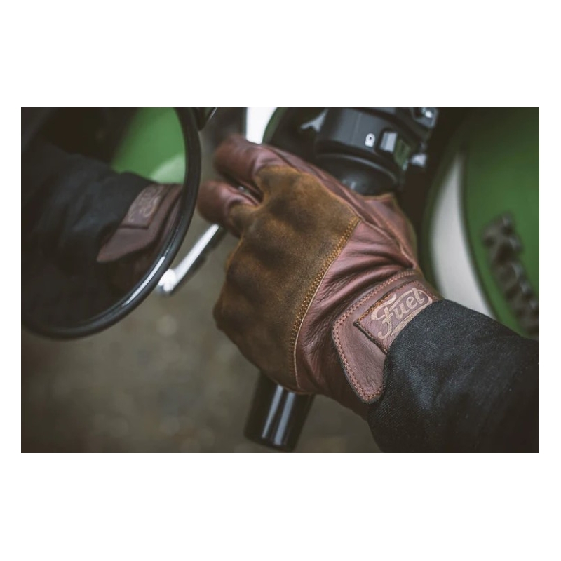 Rukavice na motocykel Fuel Rodeo hnedé