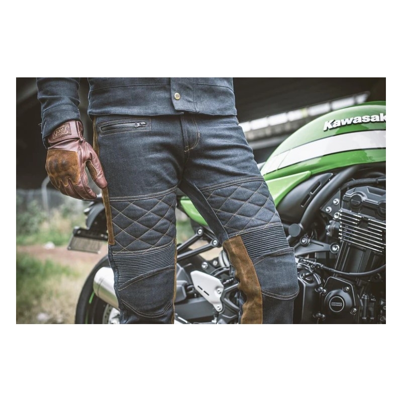 Rukavice na motocykel Fuel Rodeo hnedé