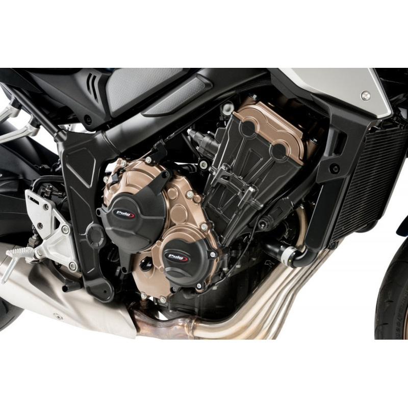 Ochranné kryty motora PUIG čierna