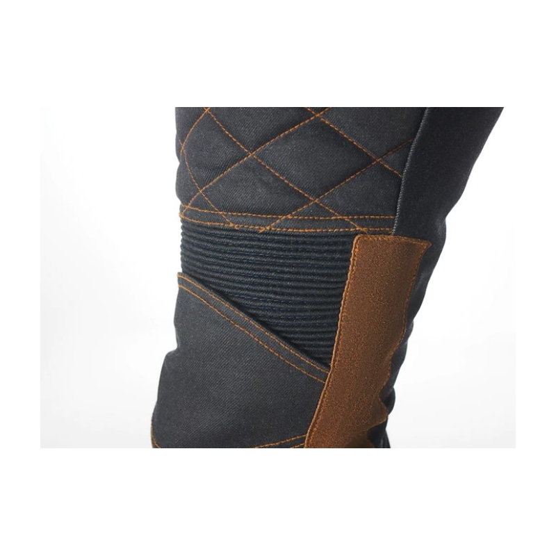 Nohavice na motocykel Fuel Sergeant 2 Waxed hnedo-čierne