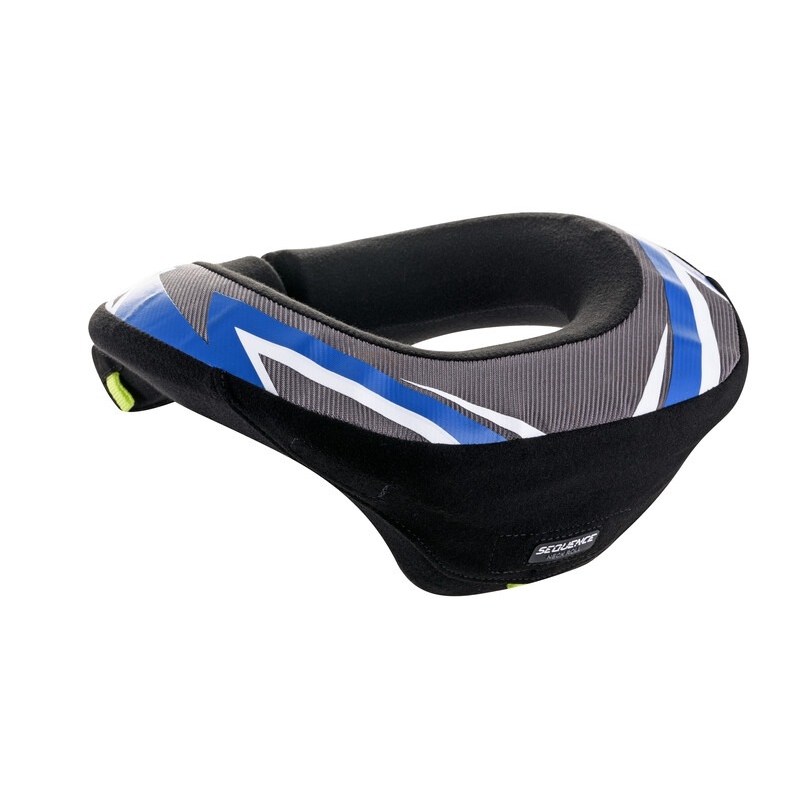 Detský chránič krku Alpinestars Sequence Youth čierno-bielo-modrý