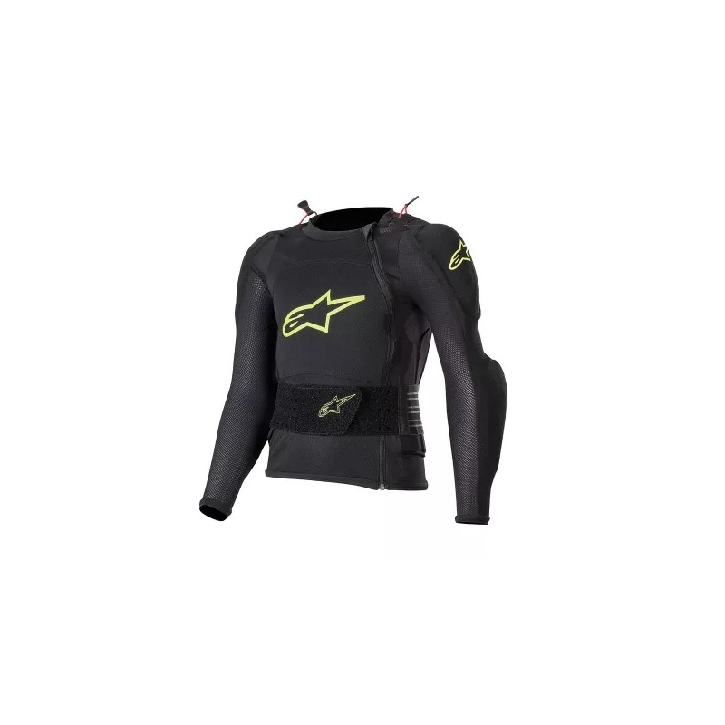 Detský chránič tela Alpinestars Bionic Plus čierno-fluorescenčno žltý