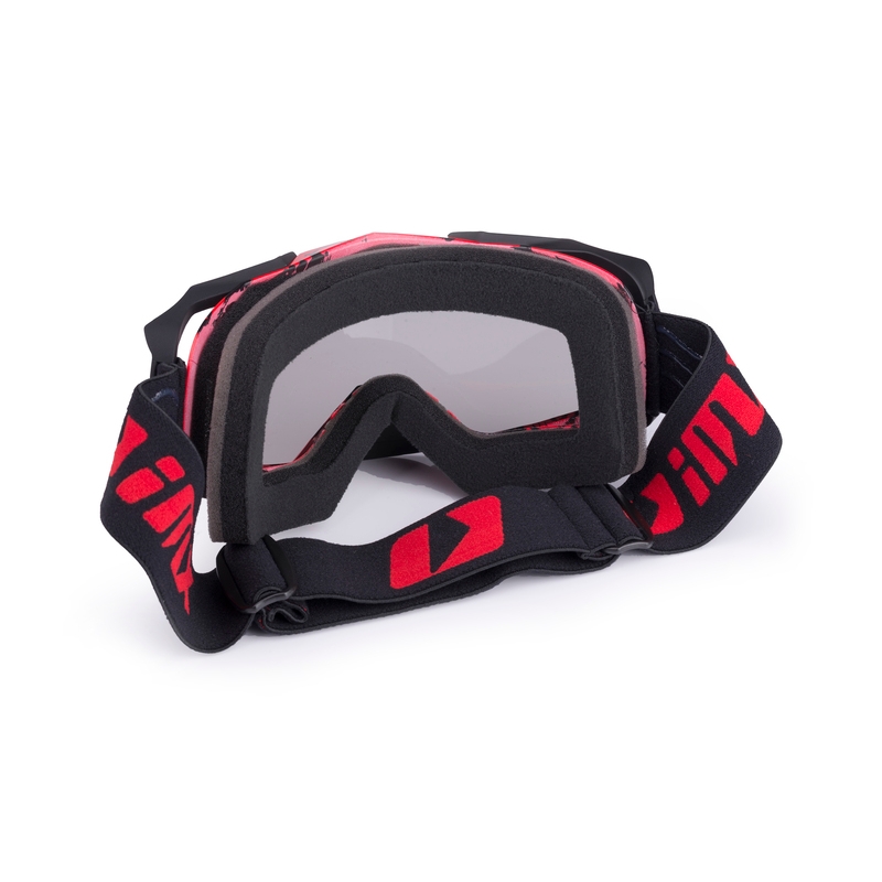 Motokrosové okuliare iMX Dust Graphic červeno-čierne
