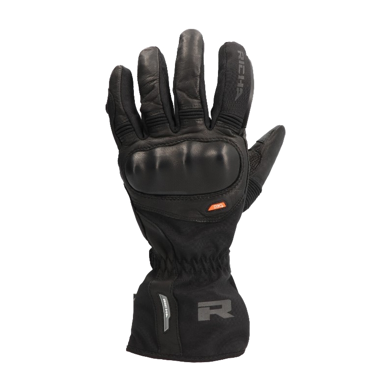 Rukavice na motocykel RICHA Hypercane Gore-Tex čierne výpredaj