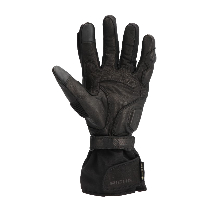 Rukavice na motocykel RICHA Hypercane Gore-Tex čierne výpredaj
