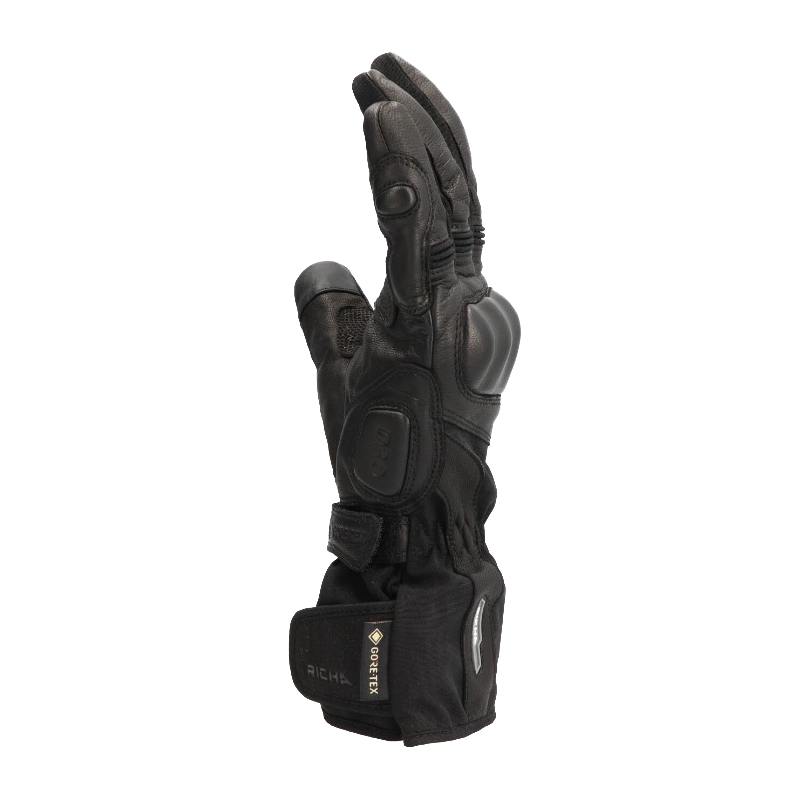 Rukavice na motocykel RICHA Hypercane Gore-Tex čierne výpredaj