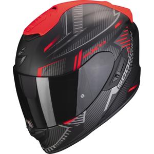 Integrálna prilba na motocykel Scorpion EXO-1400 EVO Air Shell čierno-červená matná