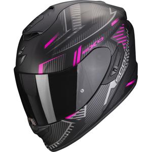 Integrálna prilba na motocykel Scorpion EXO-1400 EVO Air Shell čierno-ružová matná