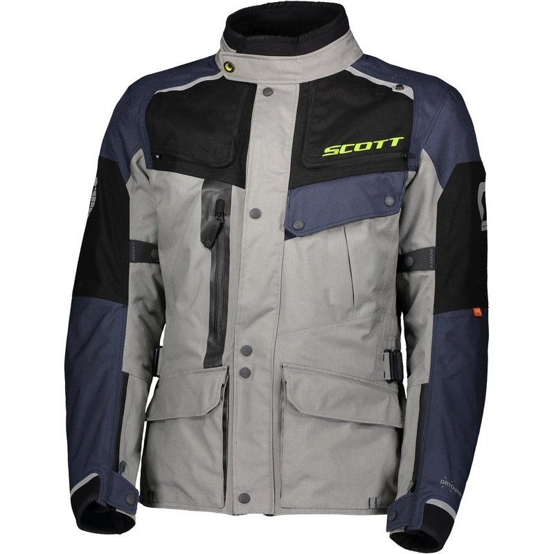Bunda na motocykel SCOTT Voyager Dryo sivo-modrá