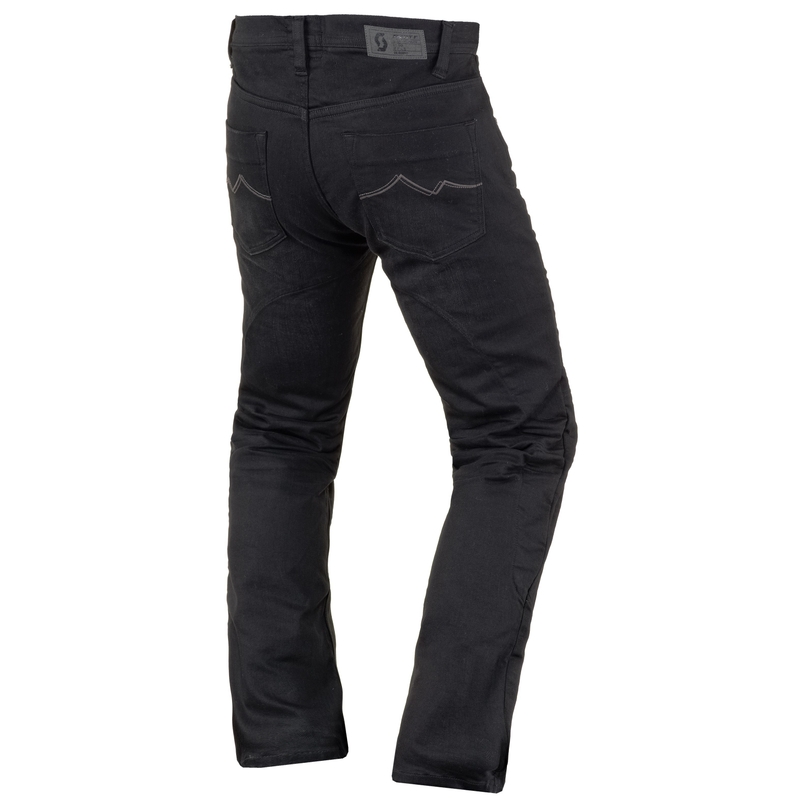 Jeansy na motocykel SCOTT Denim Stretch čierne