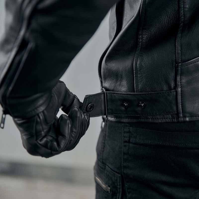 Bunda na motocykel Rebelhorn Impala čierna