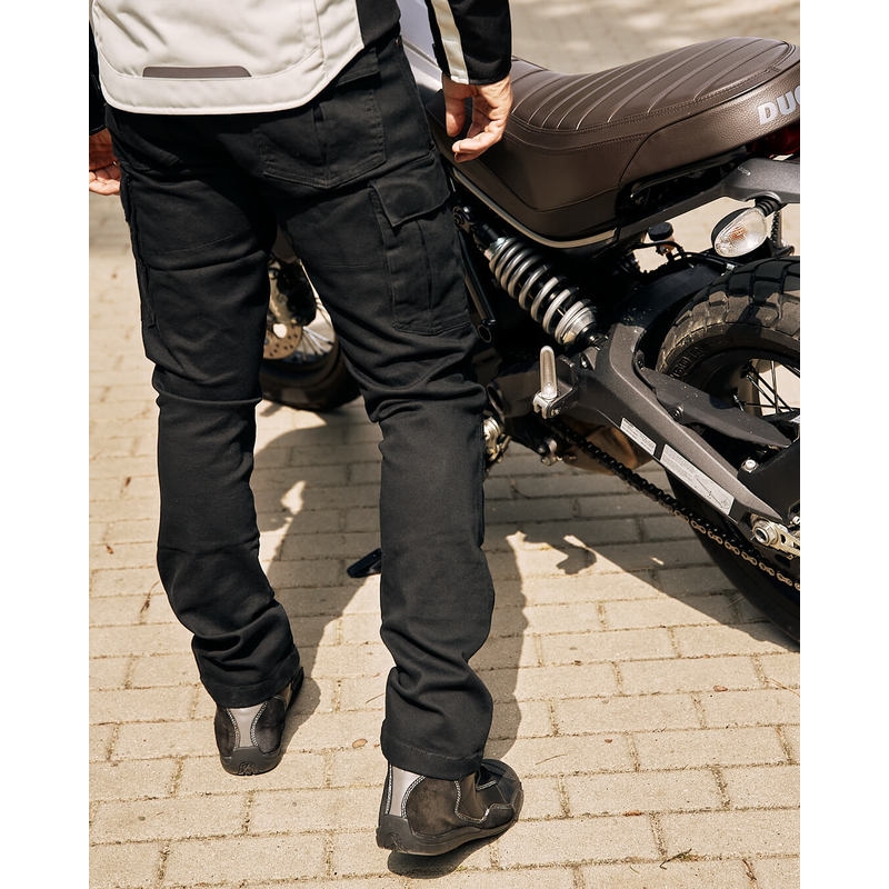 Jeansy na motocykel Ozone Shadow II čierne výpredaj