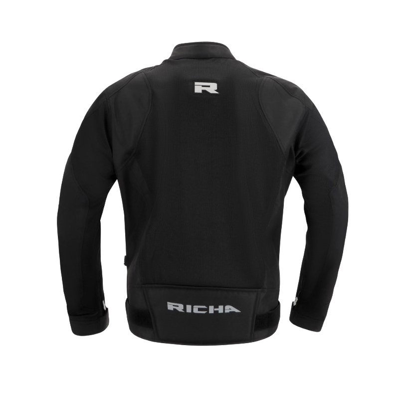 Bunda na motocykel RICHA Cool Summer čierna výpredaj