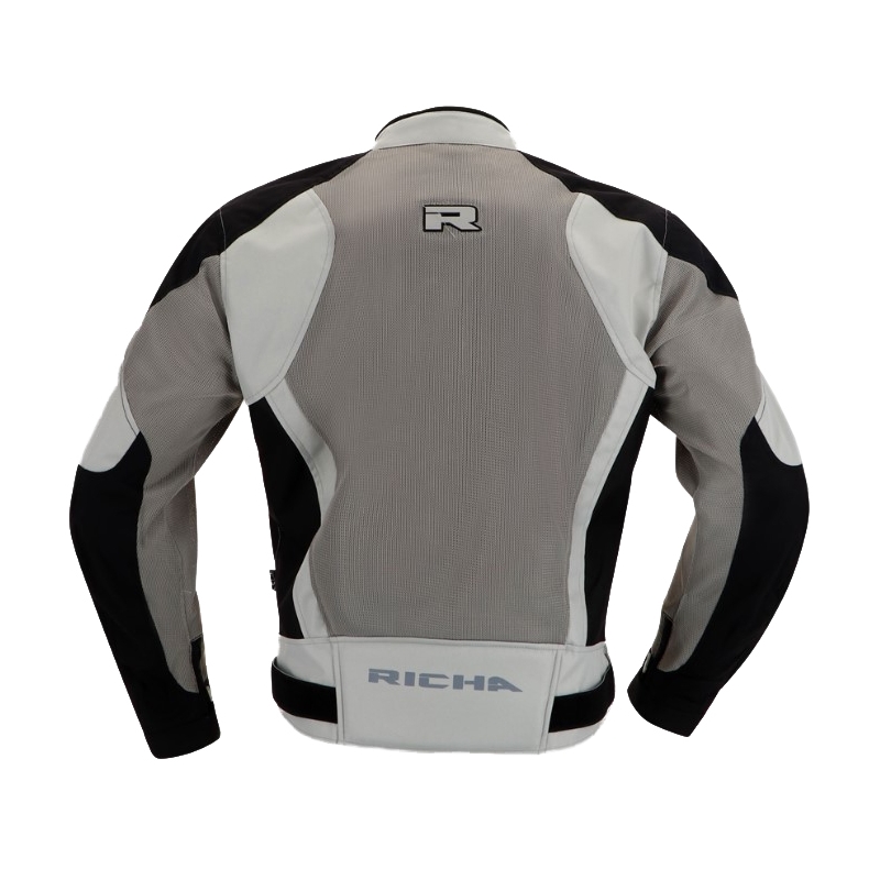 Bunda na motocykel RICHA Cool Summer čierno-šedá výpredaj