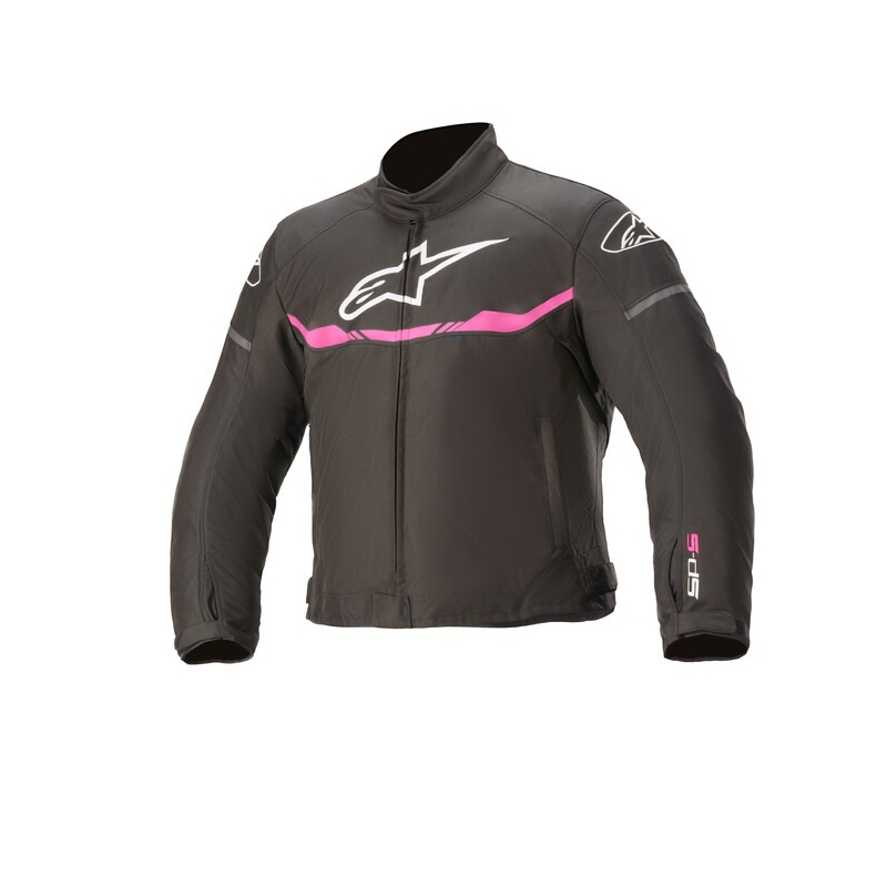 Detská bunda na motocykel Alpinestars T-SP S Waterproof fialovo-čierna