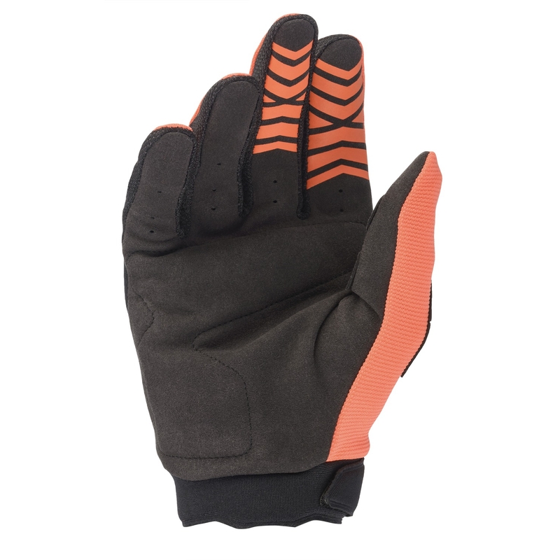 Detské motokrosové rukavice Alpinestars Full Bore čierno-oranžové