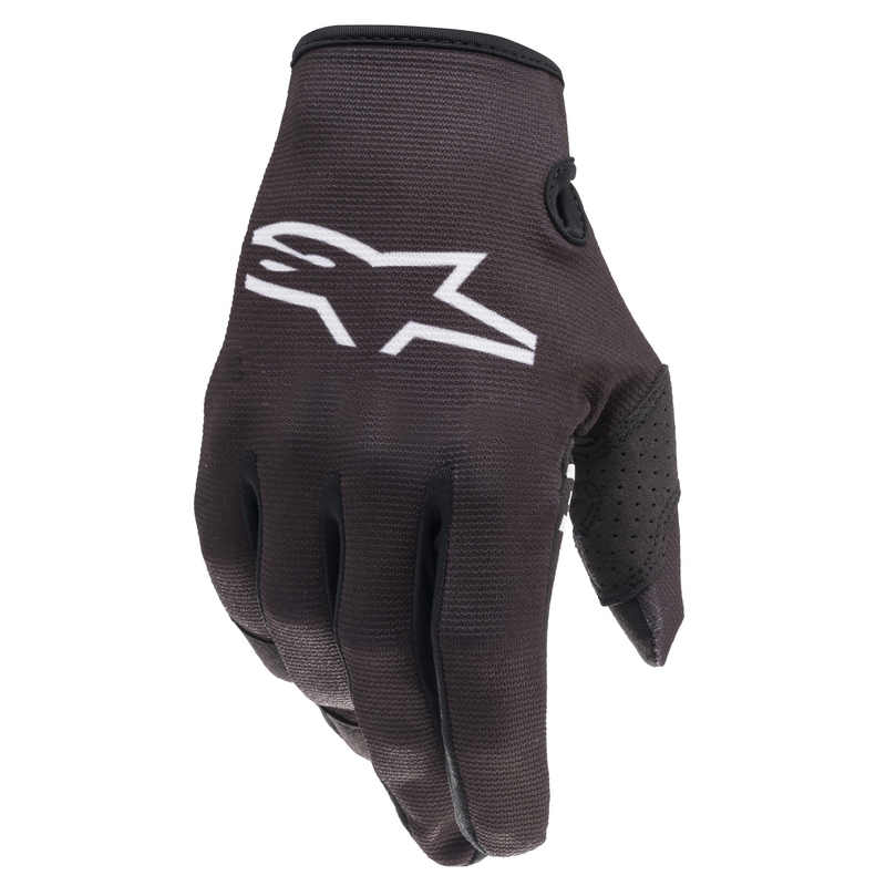 Detské motokrosové rukavice Alpinestars Radar čierne