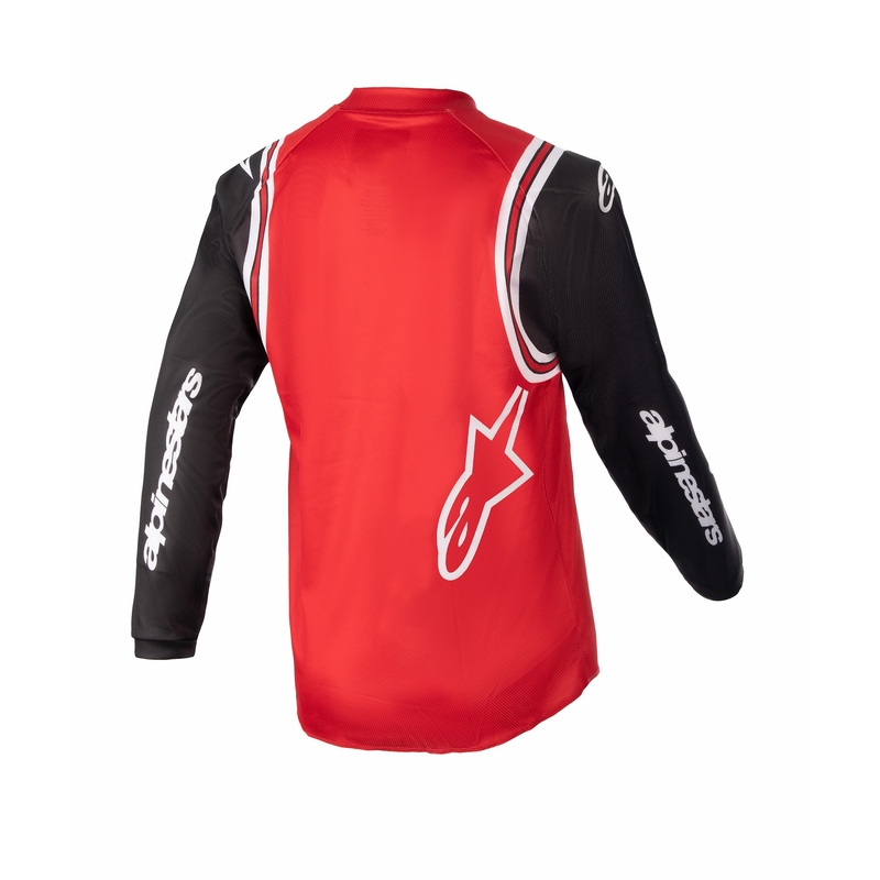 Detský motokrosový dres Alpinestars Racer Acumen limitovaná edícia červeno-čierno-biely