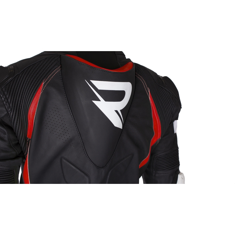 Kombinéza na motocykel Street Racer Fast Track 2 čierno-bielo-červená výpredaj