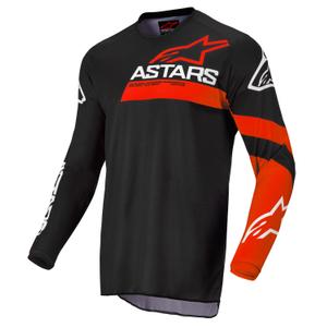 Detský motokrosový dres Alpinestars Racer Chaser čierno-červený