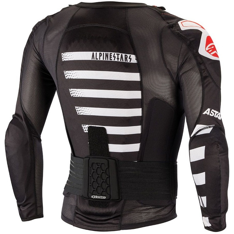 Chránič tela Alpinestar Sequence Protection čierna-biela-červená
