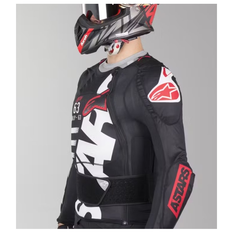 Chránič tela Alpinestar Sequence Protection čierna-biela-červená