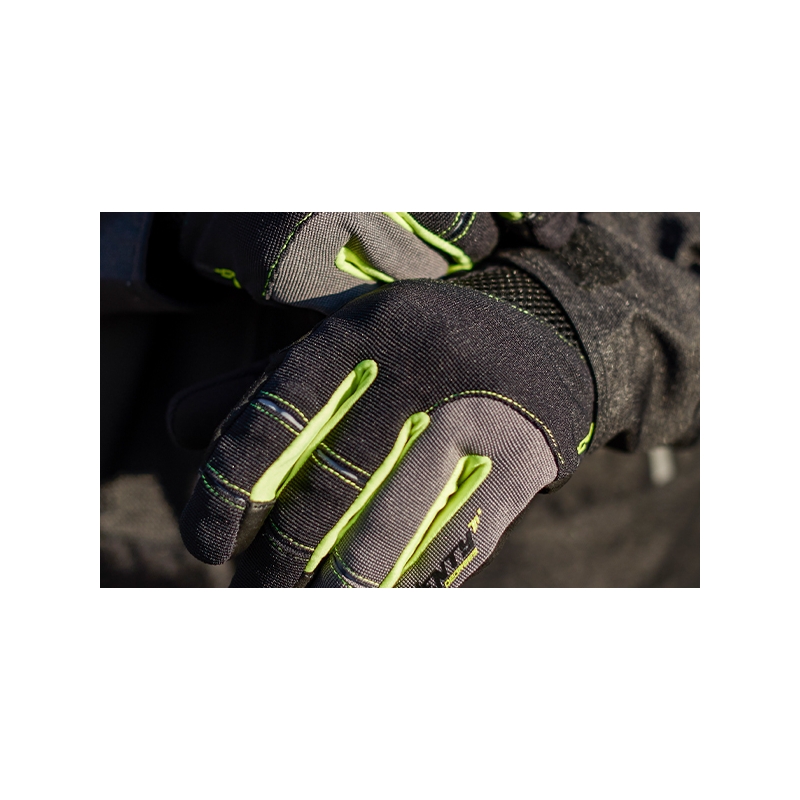 Rukavice na motocykel SEVENTY DEGREES SD-C48 čierno-fluorescenčno žlté
